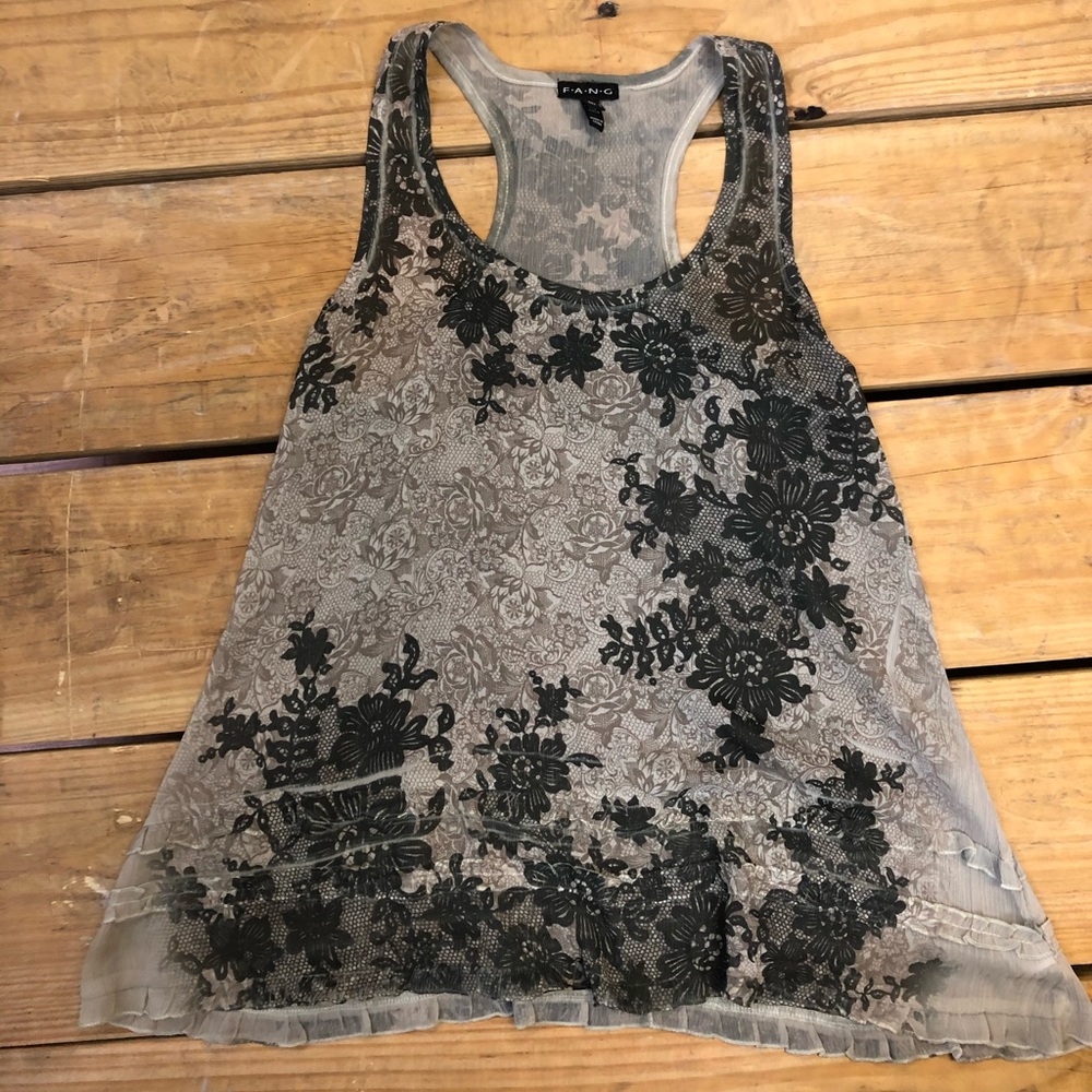 FANG Dressy Tank Top SZ L 🌺